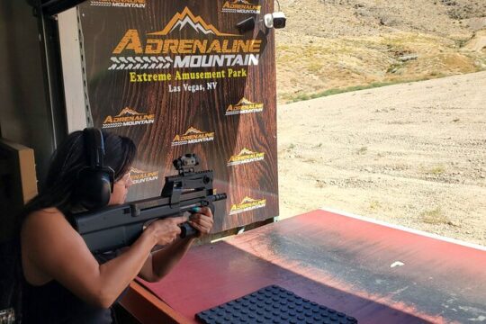 Outdoor Shooting Experience at Adrenaline Mountain Las Vegas