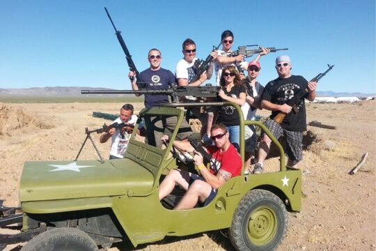 Outdoor Shooting Range from Las Vegas with Optional ATV Tour