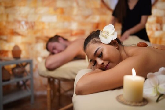 Couples Hot Stone Massage and Halotherapy Las Vegas