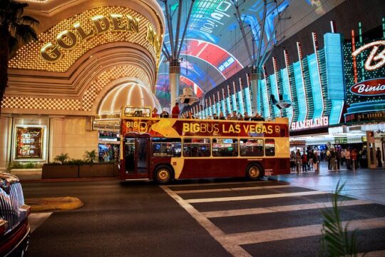 Big Bus: Vegas After Dark Night Tour by Open-top Bus (21+ Adults)