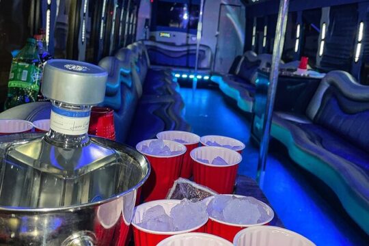 Hip Hop Pool Crawl VIP access and Party Bus Experience